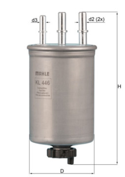 KL 446 Palivový filter MAHLE