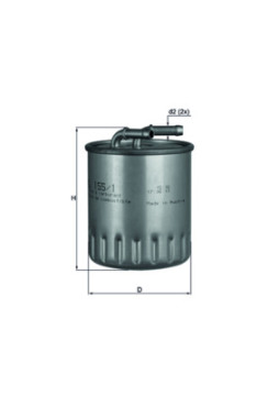 KL 155/1 Palivový filter MAHLE