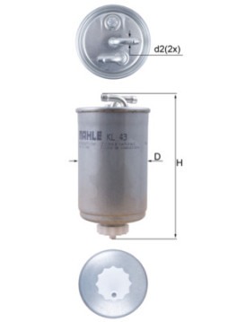 KL 43 Palivový filter MAHLE