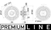 CFC 268 000P Spojka ventilátora chladenia PREMIUM LINE MAHLE