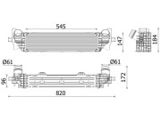 CI 660 000P Chladič plniaceho vzduchu PREMIUM LINE MAHLE