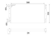 CR 125 000S Chladič motora Installation guide MAHLE