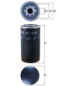 OC 502 Olejový filter MAHLE