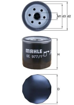 OC 977/1 Olejový filter MAHLE