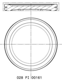 028 PI 00161 000 Piest MAHLE