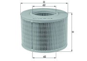LX 330 Vzduchový filter MAHLE