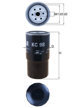 KC 98 Palivový filter MAHLE