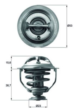 TX 117 95D Termostat chladenia Installation guide MAHLE