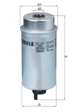 KC 116 Palivový filter MAHLE