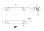 CE 44 000P Chladič pre recirkuláciu plynov PREMIUM LINE MAHLE