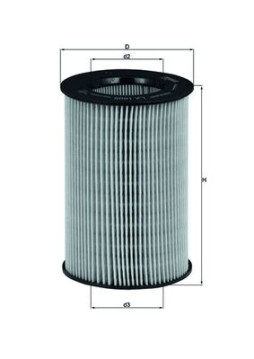 LX 1805 Vzduchový filter MAHLE