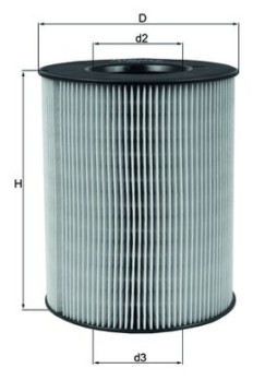 LX 794 Vzduchový filter MAHLE