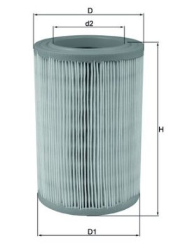 LX 3285 Vzduchový filter MAHLE