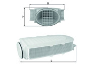 LX 2991/1 Vzduchový filter MAHLE