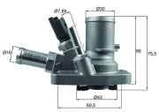 TI 258 80 Termostat chladenia Installation guide MAHLE