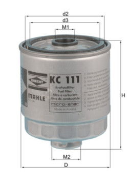 KC 111 Palivový filter MAHLE