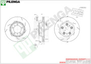 V1707L Brzdový kotúč PILENGA