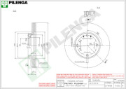 V404 Brzdový kotúč PILENGA