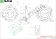 V596 Brzdový kotúč PILENGA