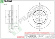V679 Brzdový kotúč PILENGA