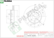 V963 Brzdový kotúč PILENGA