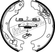 1092.314K Sada brzd. čeľustí parkov. brzdy fri.tech.