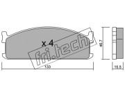 274.0 Sada brzdových platničiek kotúčovej brzdy fri.tech.