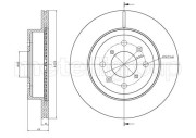 BD1086 Brzdový kotúč fri.tech.