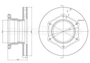 BD1133 Brzdový kotúč fri.tech.