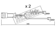 SU.172K Výstrażný kontakt opotrebenia brzdového oblożenia fri.tech.