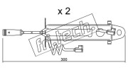 SU.173K Výstrażný kontakt opotrebenia brzdového oblożenia fri.tech.