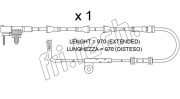 SU.388 Výstrażný kontakt opotrebenia brzdového oblożenia fri.tech.