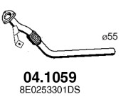 04.1059 Výfukové potrubie ASSO