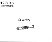12.3013 Výfukové potrubie ASSO