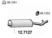 12.7127 Koncový tlmič výfuku ASSO