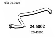 24.5002 Výfukové potrubie ASSO