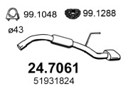 24.7061 Koncový tlmič výfuku ASSO