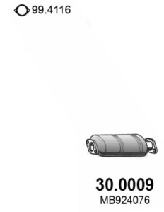 30.0009 Katalyzátor ASSO