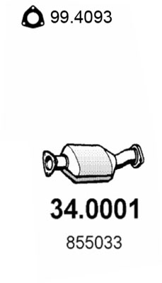 34.0001 Katalyzátor ASSO