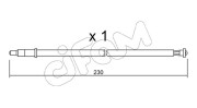 SU.105 Výstrażný kontakt opotrebenia brzdového oblożenia CIFAM