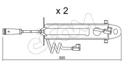 SU.173K Výstrażný kontakt opotrebenia brzdového oblożenia CIFAM