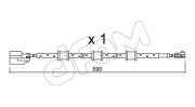 SU.322 Výstrażný kontakt opotrebenia brzdového oblożenia CIFAM
