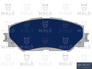 1051023 Sada brzdových platničiek kotúčovej brzdy AKRON-MALÒ