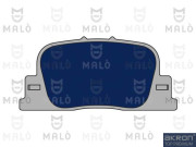 1051025 Sada brzdových platničiek kotúčovej brzdy AKRON-MALÒ