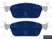 1051121 Sada brzdových platničiek kotúčovej brzdy AKRON-MALÒ