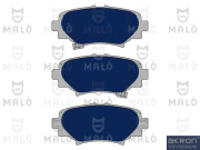 1051143 Sada brzdových platničiek kotúčovej brzdy AKRON-MALÒ