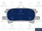 1051150 Sada brzdových platničiek kotúčovej brzdy AKRON-MALÒ