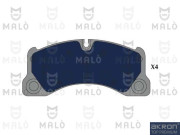 1051186 Sada brzdových platničiek kotúčovej brzdy AKRON-MALÒ