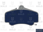 1051232 Sada brzdových platničiek kotúčovej brzdy AKRON-MALÒ