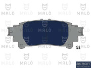 1051258 Sada brzdových platničiek kotúčovej brzdy AKRON-MALÒ